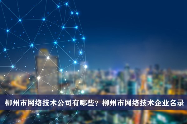 柳州市网络技术公司有哪些？柳州网络技术企业名录